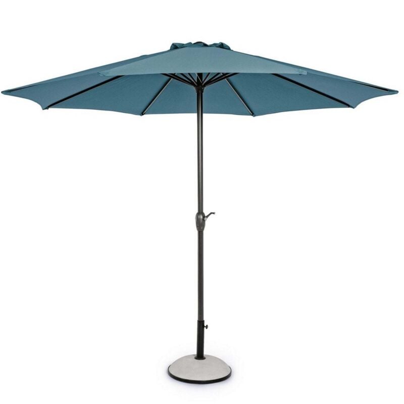 foto del prodotto yes everyday ombrellone palo centrale kalife in alluminio verniciato a polvere per giardino e balcone 300 cm olive