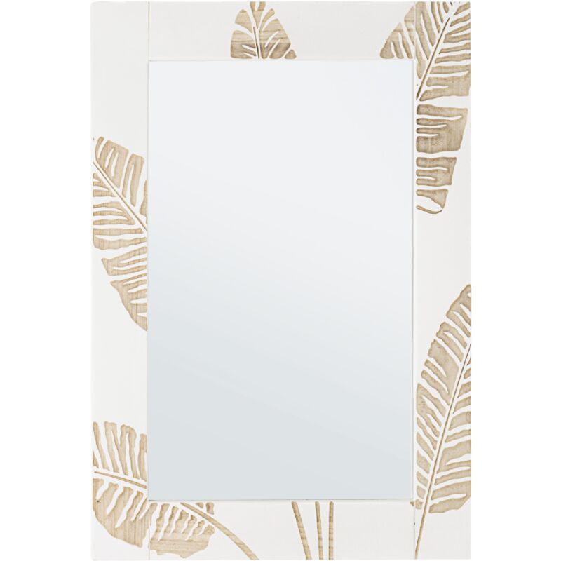 foto del prodotto yes everyday specchio con cornice in paulonia folium h 54a 2b 76 cm