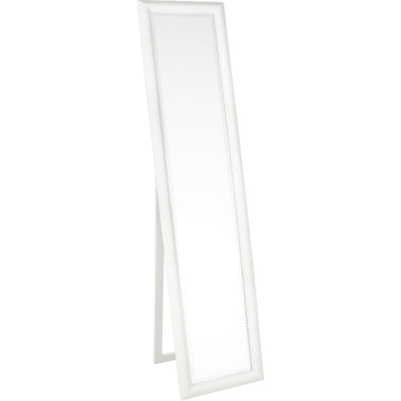 foto del prodotto yes everyday specchio sanzio da terra con cornice in legno h 170 cm bagno e soggiorno argento 60x90
