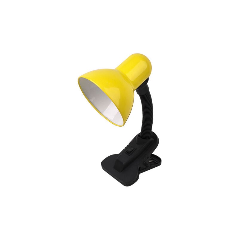 foto del prodotto yezco 1xe27 giallo flexi fixation c morsetto flessibile regolabile 26x11,5x12 cm