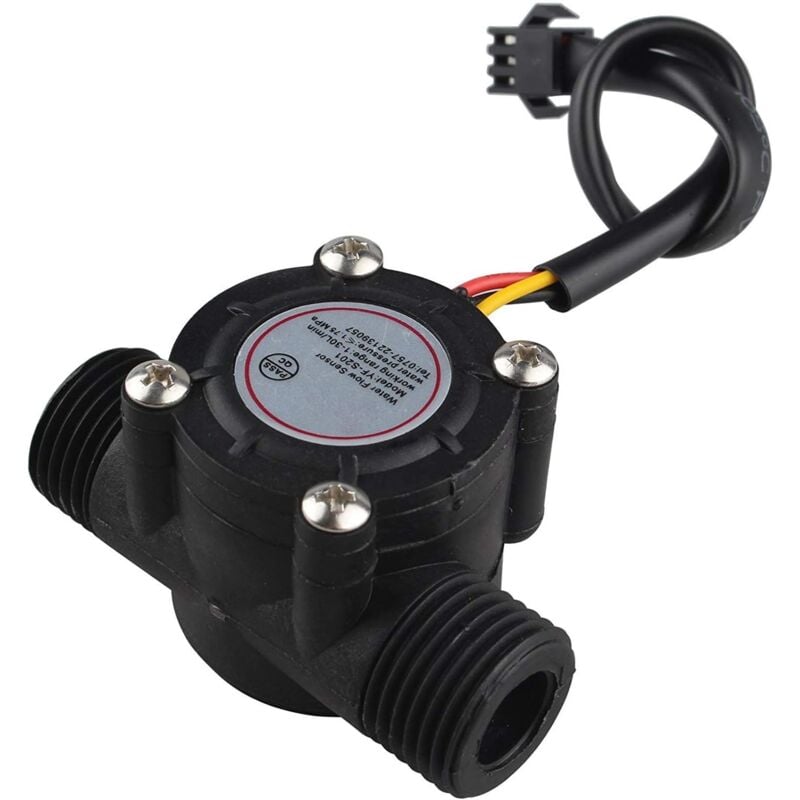 foto del prodotto yf s201 misuratore di portata sensore di portata dell acqua controllo del flusso dell acqua interruttore di flusso dell acqua contatore del