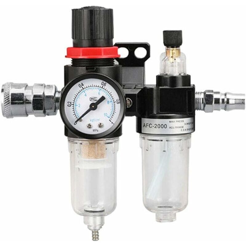 foto del prodotto ymyny 1 4 regolatore filtro aria compressa trappola per umidit di pressione olio lubrificatore acqua separatore riduttore compressore gas