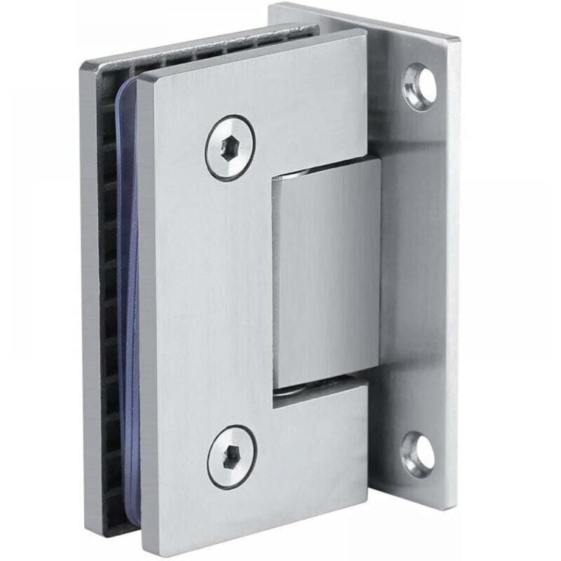 foto del prodotto ymyny 1 pz cerniera per porta in vetro 90 supporto per montaggio a parete senza telaio per porta doccia in vetro da 8 10 mm con viti accessorio