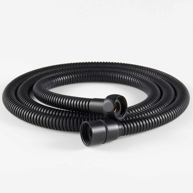 foto del prodotto ymyny 1 tubo flessibile per doccia in acciaio inox da 1,5 m, raccordi in ottone, tubo flessibile antitorsione per soffione doccia, tubo flessibile