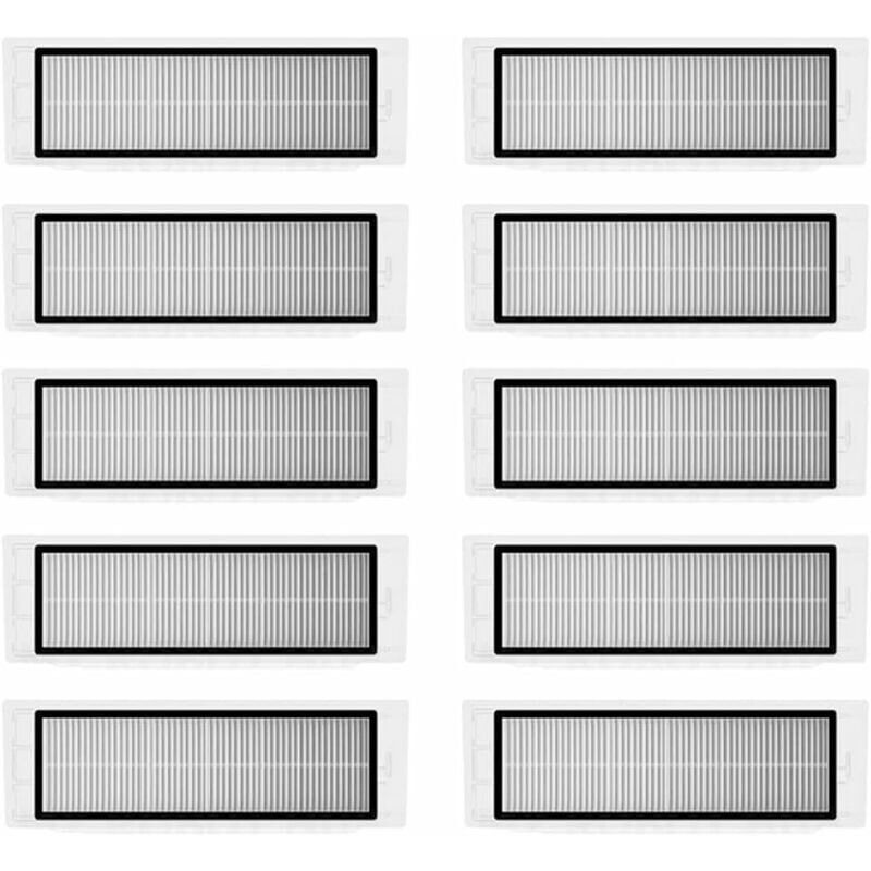 foto del prodotto ymyny 10 pezzi filtro hepa per aspirapolvere xiaomi roborock s6 s5 max s60 s65 s5 s50 s55 e25 e35 1 generazione 