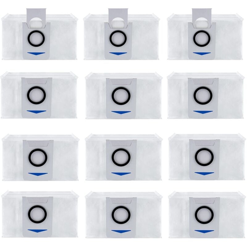 foto del prodotto ymyny 12 confezioni di sacchetti per aspirapolvere accessori per ecovacs deebot x1 omni x1 e omni, accessori di ricambio per aspirapolvere