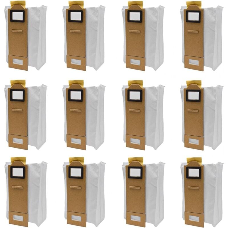 foto del prodotto ymyny 12 pezzi set di sacchetti per la polvere, sacchetto di ricambio per aspirapolvere, sacchetto per la polvere per roborock, accessori per