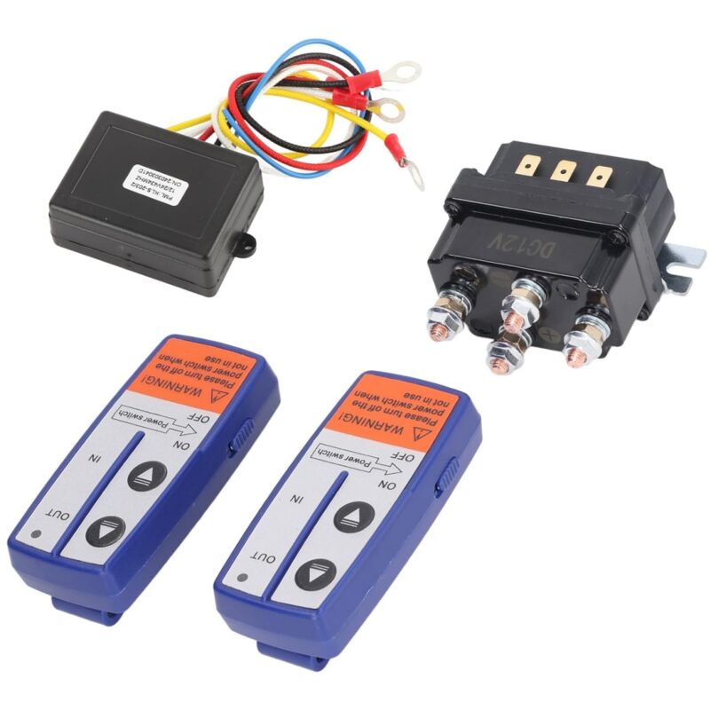foto del prodotto ymyny 12v 250a rel di controllo remoto del rel del verricello industriale interruttore del contattore per atv utv 2000 a 5000 libbre verricello
