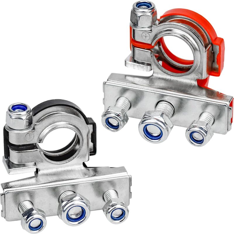 foto del prodotto ymyny 2 connettori terminali batteria positivi e negativi da 6 v e 12 v per auto e camion