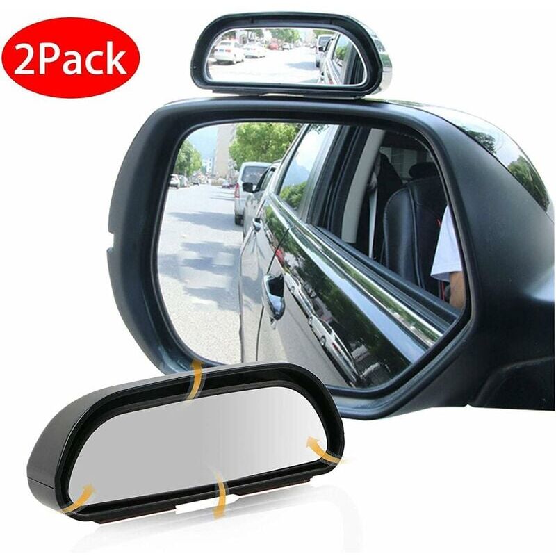 foto del prodotto ymyny 2 pezzi specchietti per angolo cieco auto 360 , universale destro sinistro regolabile hd glass grandangolo specchio ausiliario regolabile