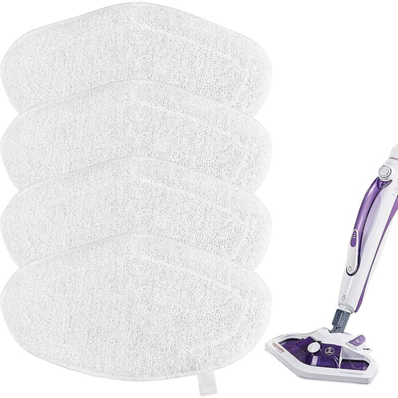 foto del prodotto ymyny 4 panni di ricambio lavabili per polti vaporetto vaporforce brush paeu0332, panni riutilizzabili per polti vaporetto paeu0332 brush