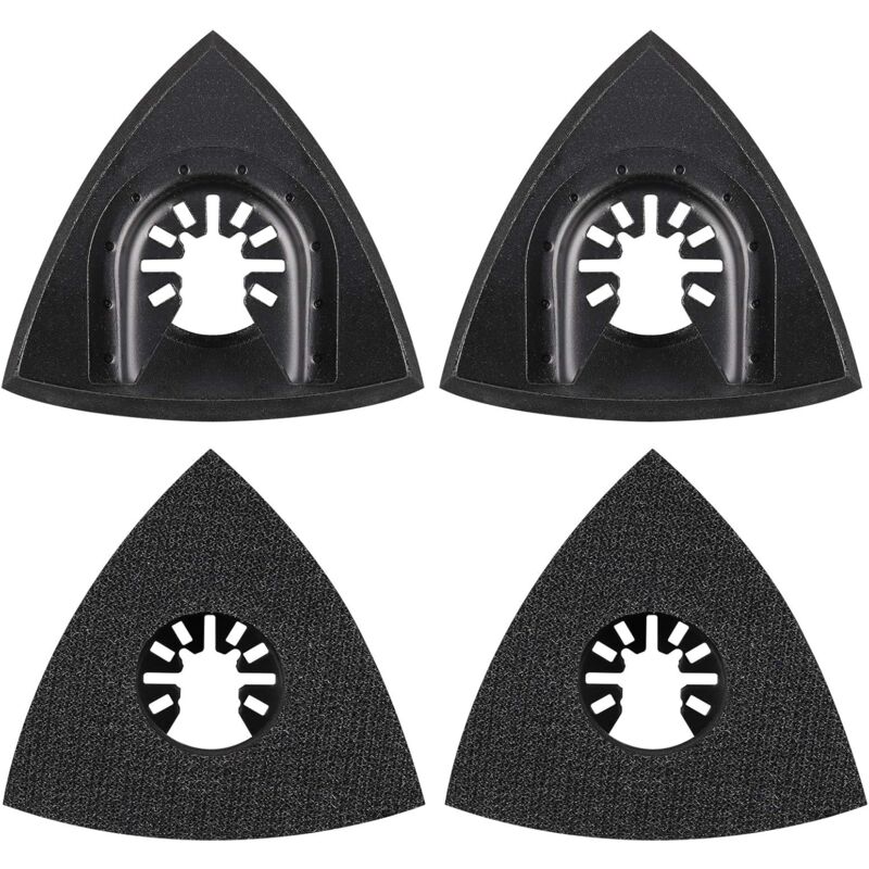 foto del prodotto ymyny 4 pezzi di levigatura delta 80 mm multi utensile accessorio pad di fissaggio, lama multi utensile, accessori per utensili oscillanti per worx