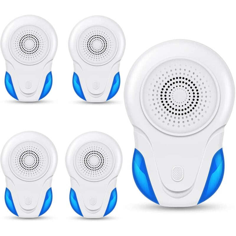foto del prodotto ymyny 4 pezzi repellente per parassiti ad ultrasuoni, repellente per topi ad ultrasuoni, repellente per zanzare ad ultrasuoni per interni