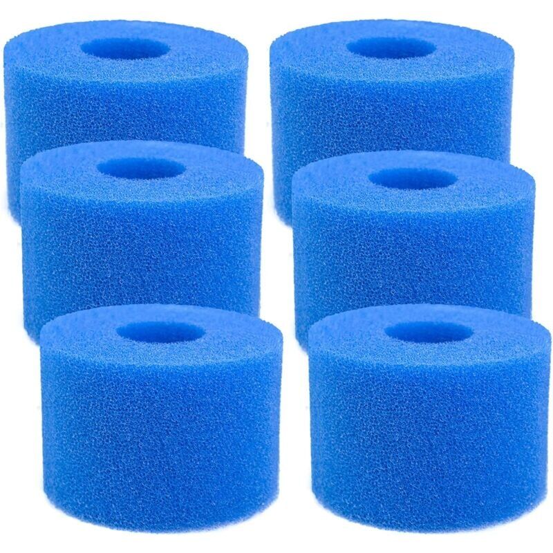 foto del prodotto ymyny 4 pezzi s union filtro spugna tipo s1, cartuccia filtro piscina schiuma riutilizzabile e lavabile, filtro a cartuccia schiuma per piscina