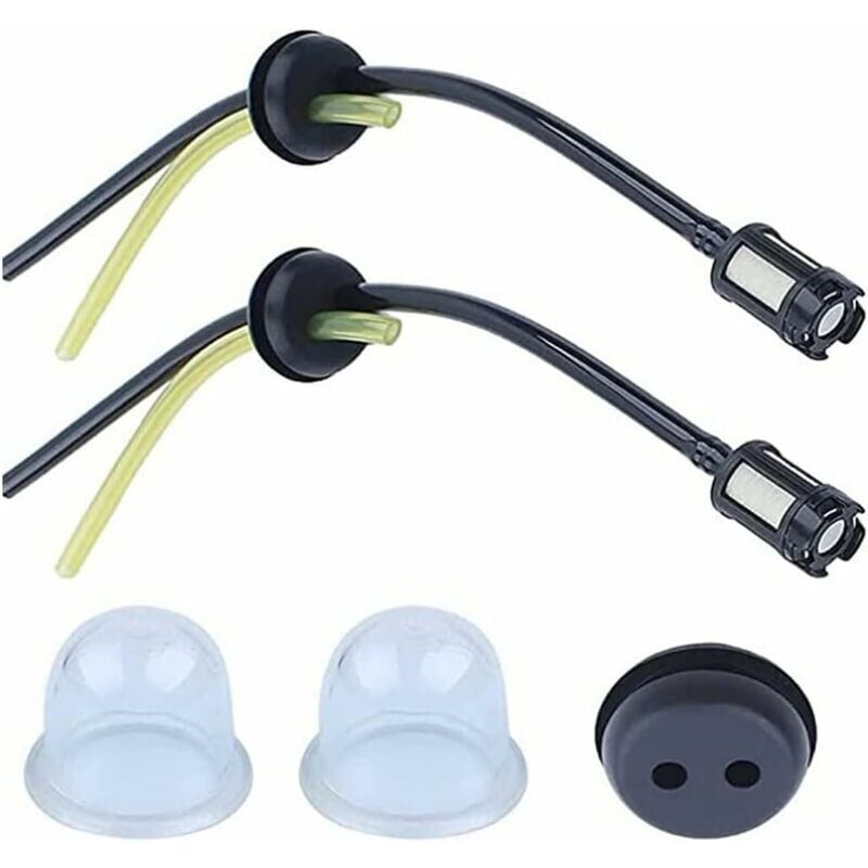 foto del prodotto ymyny 5 pezzi tubo carburante decespugliatore pezzi di ricambio filtro carburante per tosaerba tagliasiepi bordatore