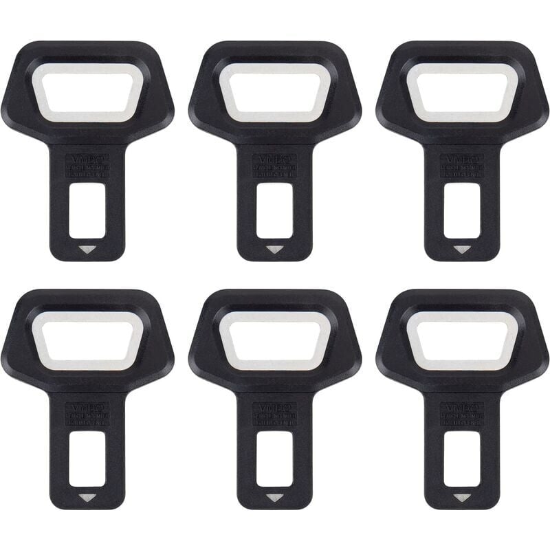 foto del prodotto ymyny 6 pezzi fibbia per cintura di sicurezza, allarme cintura di sicurezza, fibbia per auto, apribottiglie per tutte le marche di auto