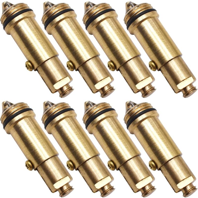 foto del prodotto ymyny 8 pezzi tappo di scarico per lavandino tappo di scarico click clack tappo di scarico premium tappo di scarico scanalato ricambio per bagno