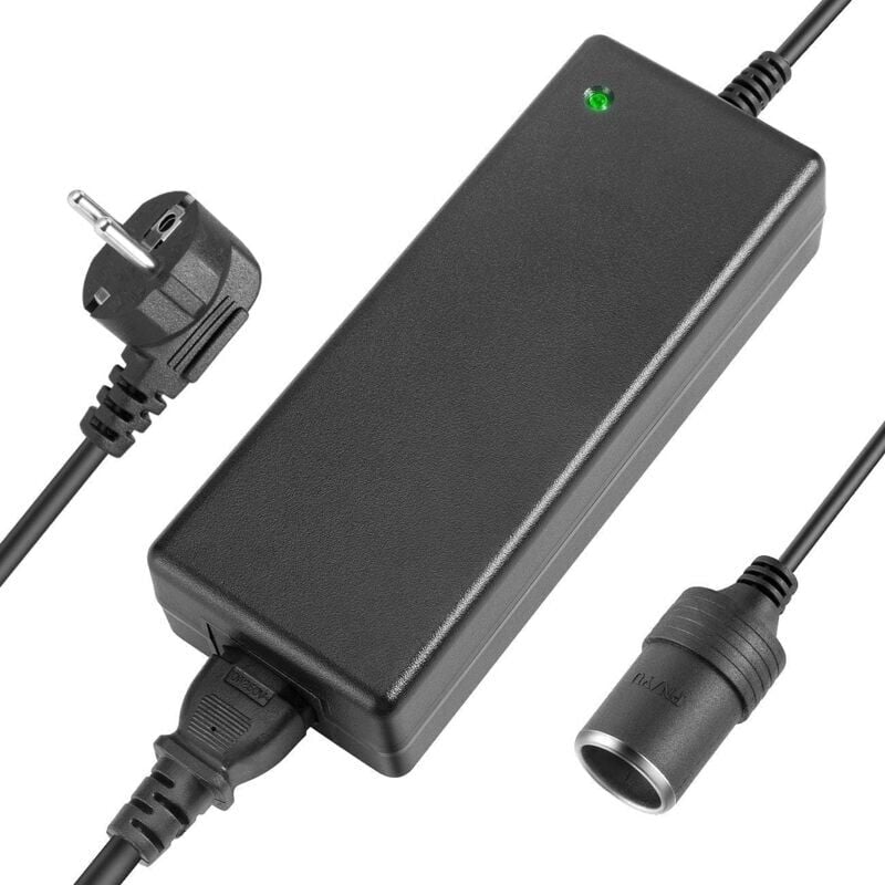 foto del prodotto ymyny adattatore di alimentazione ca cc 10a 120w, convertitore elettronico 220v 12v per presa accendisigari auto 100 240v, trasformatore di