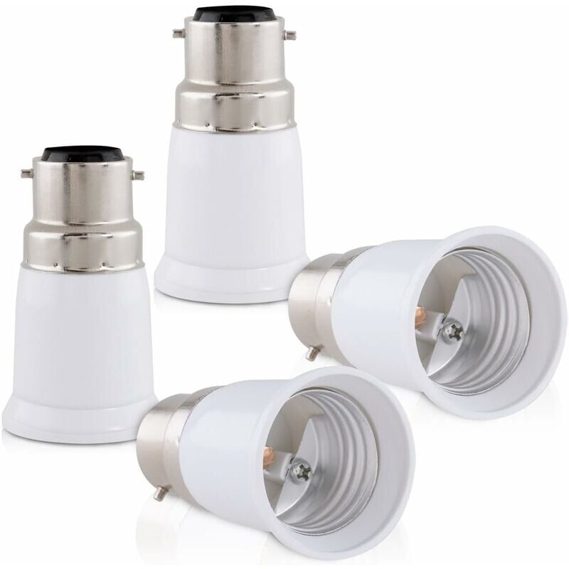 foto del prodotto ymyny adattatore per attacco 4x convertitore da b22 a e27 adattatore per portalampada con attacco a baionetta per lampadina alogena a led