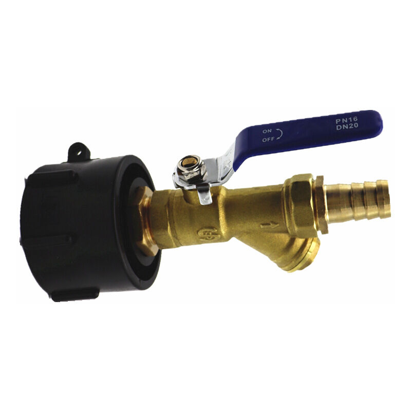 foto del prodotto ymyny adattatore per serbatoio ibc rubinetto di raccolta dell acqua piovana connettore per serbatoio dell acqua piovana da 1000 litri s60x6