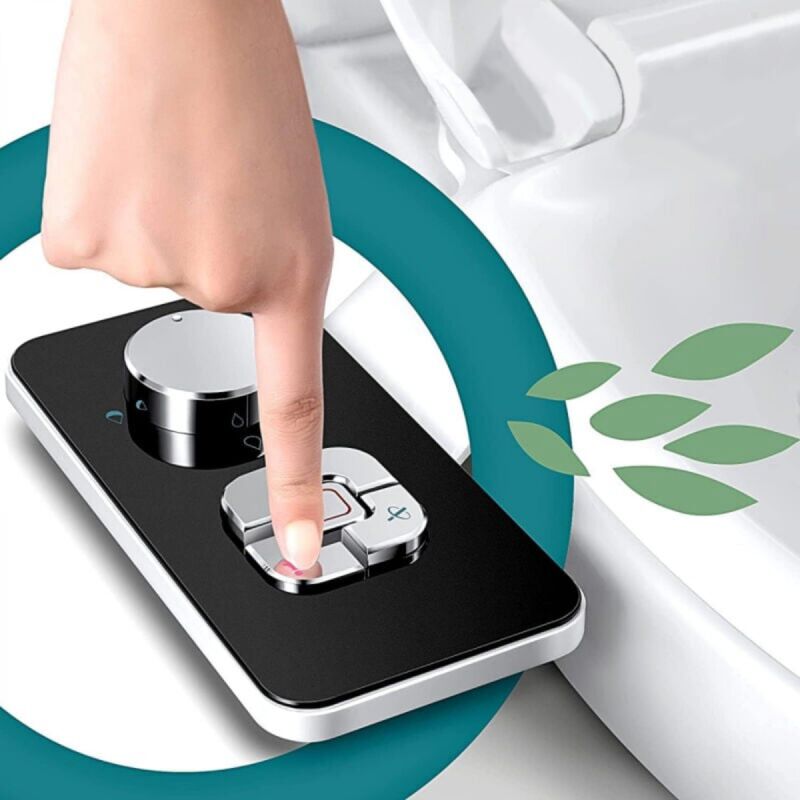 foto del prodotto ymyny bidet non elettrico con ugelli retrattili doppi autopulenti pulizia anteriore e posteriore pulsante acqua fredda regolabile