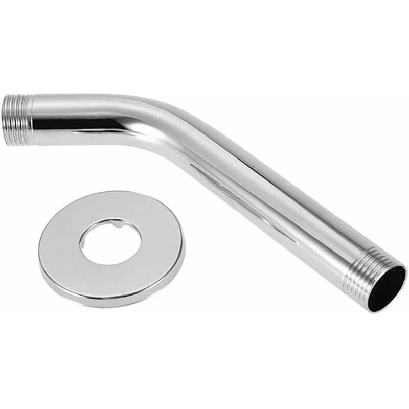 foto del prodotto ymyny braccio doccia tubo flessibile in acciaio inossidabile spesso 6 pollici, accessori per soffione doccia da bagno, filettatura g1 2 pollice