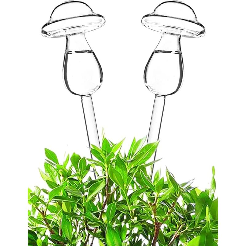 foto del prodotto ymyny bulbi di irrigazione automatica per funghi crediri 2 confezioni di bulbi di irrigazione per piante da interno ed esterno
