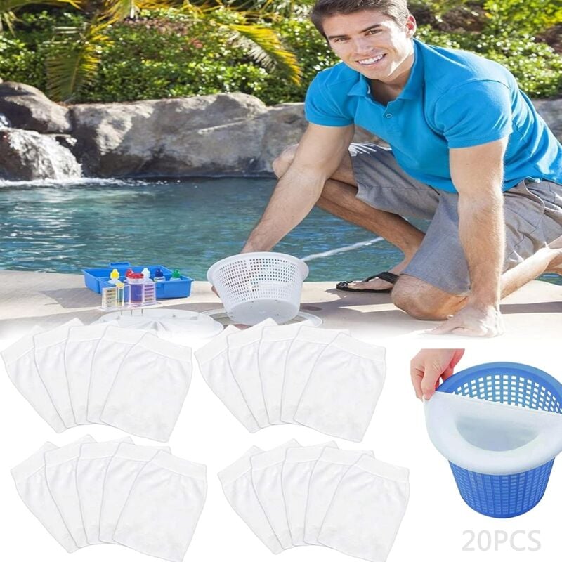 foto del prodotto ymyny calzini per skimmer crediri, prefiltro per skimmer, prefiltro per piscina, calzini per skimmer, calzini per skimmer per piscina, skimmer per