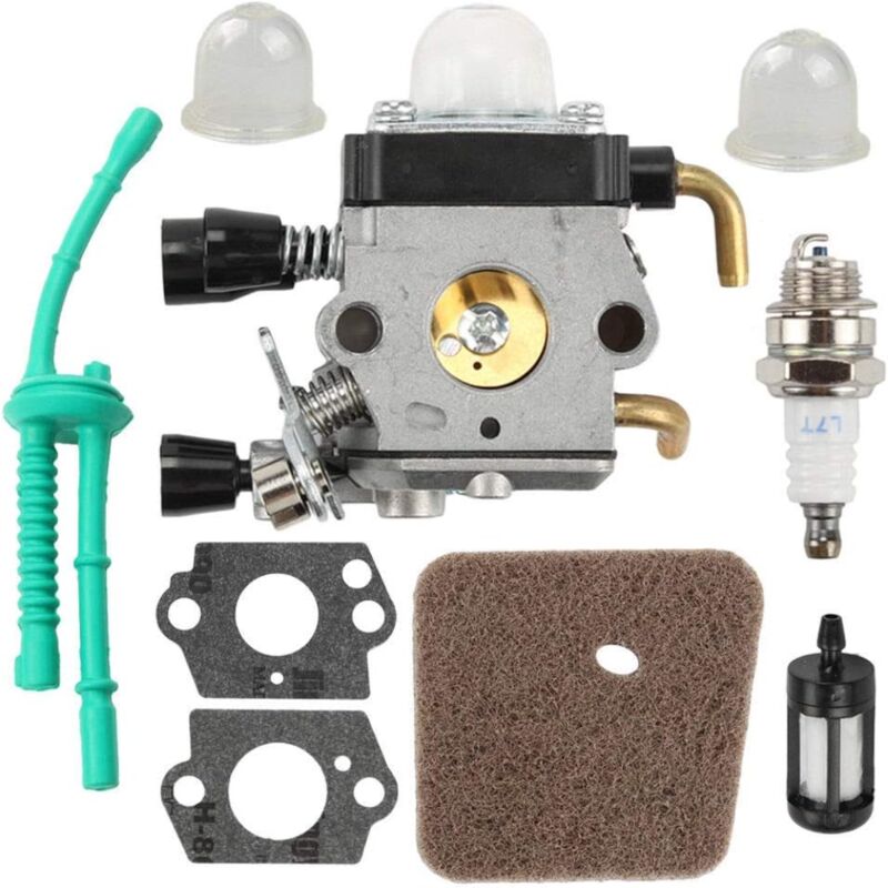 foto del prodotto ymyny carburatore con filtro aria e tubo flessibile del carburante per decespugliatore stihl fs55 fs38 fs45