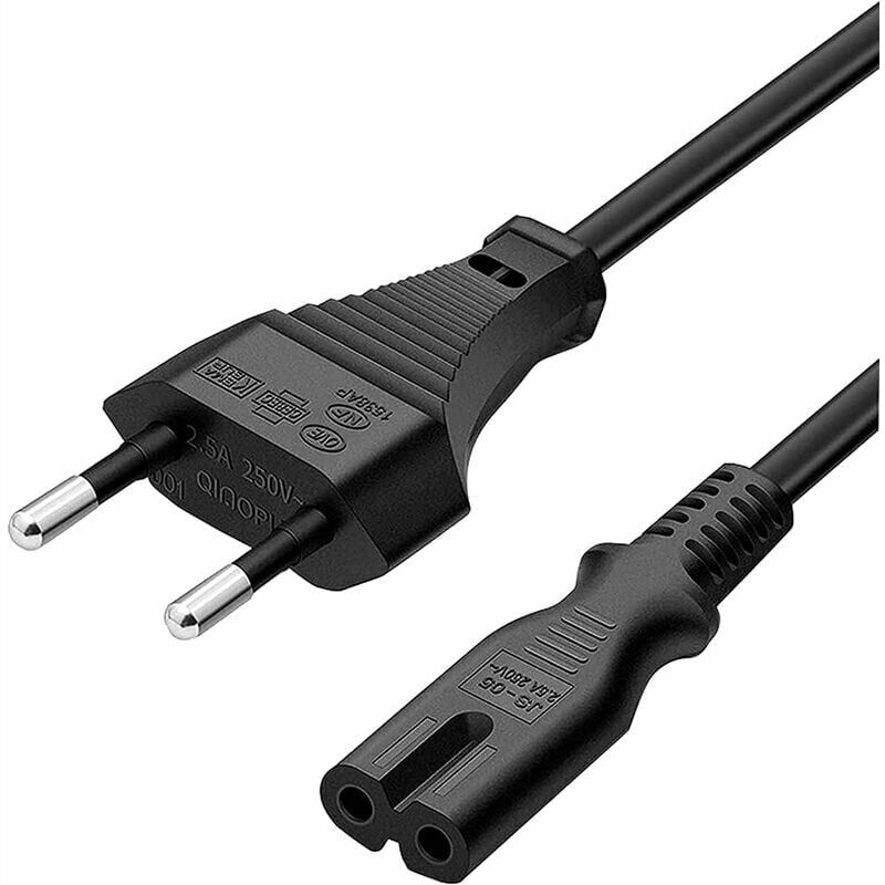 foto del prodotto ymyny cavo di alimentazione da 1,5 m a 2 poli per microsoft surface go laptop book, surface pro 1 2 3 4 5 6 7 x, hp envy, canon pixma 