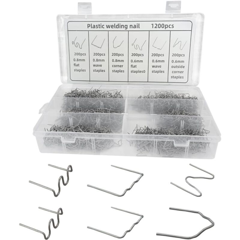 foto del prodotto ymyny chiodi per saldatura in plastica hot melt chiodi per riparazione plastica per