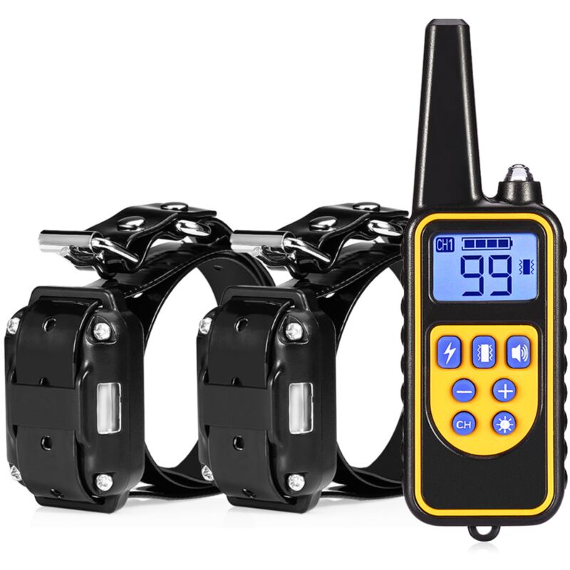foto del prodotto ymyny collare per addestramento cani, collare antiurto per cani con telecomando per cani di piccola, media e grande taglia, collare elettronico