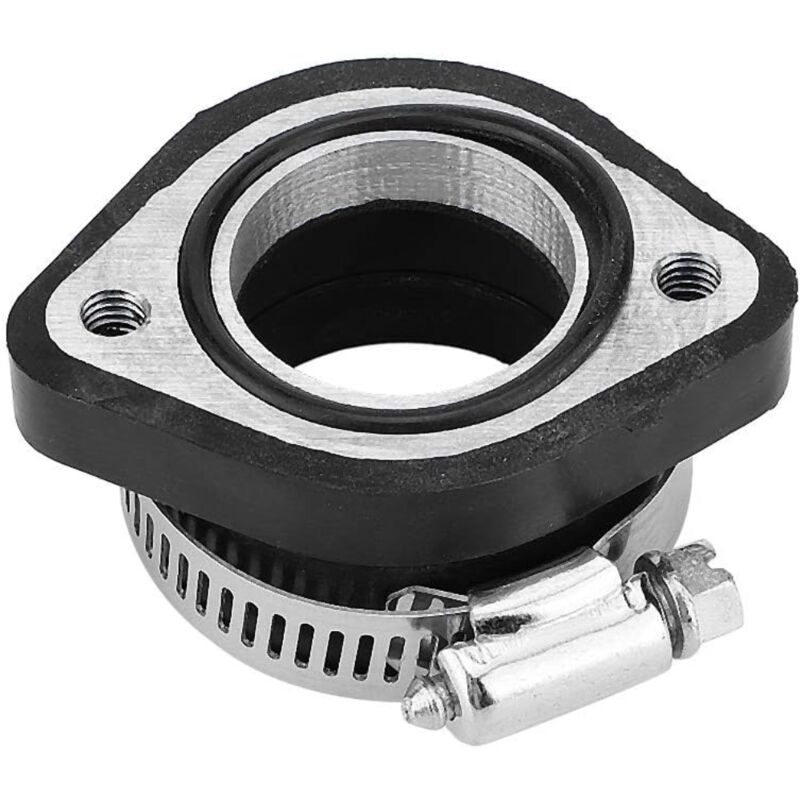 foto del prodotto ymyny collettore di aspirazione del carburatore per moto guarnizione di innesco del carburatore, adattatore in gomma per carburatore vm24, diametro