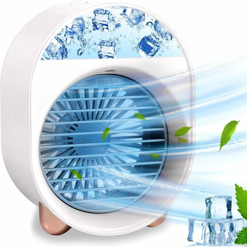 foto del prodotto ymyny condizionatore d aria portatile raffrescatore d aria personale, mini raffrescatore d aria portatile, ventilatore per aria condizionata