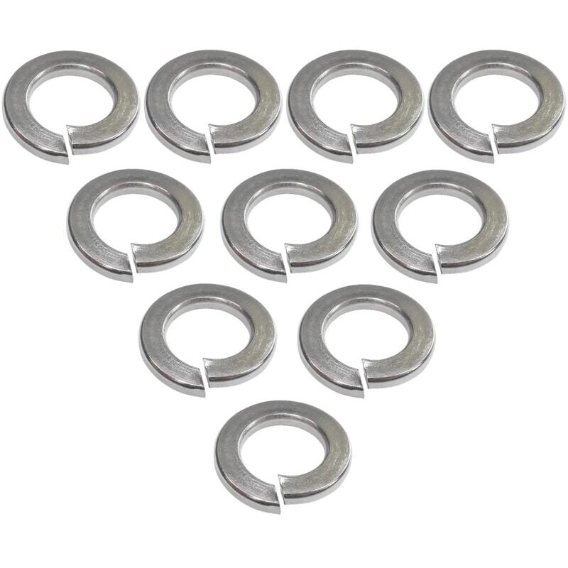 foto del prodotto ymyny confezione da 10 rondelle elastiche m10 acciaio inossidabile a2 din127 fai da te