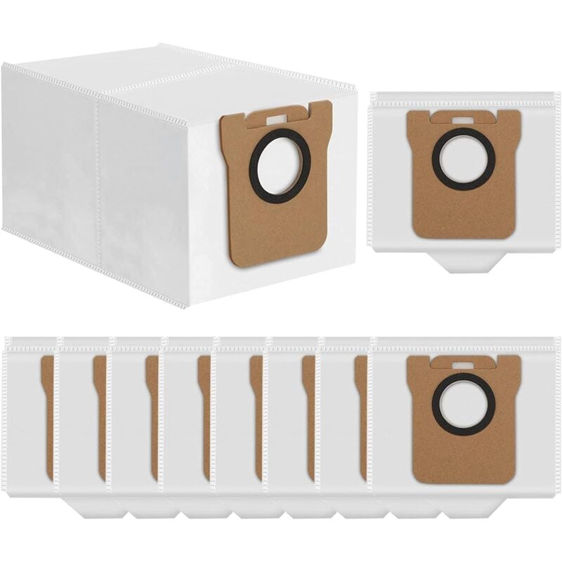 foto del prodotto ymyny confezione da 10 sacchetti antipolvere per aspirapolvere xiaomi x10 e dreame l10s ultra stazione base 2,5 l grande capacit 