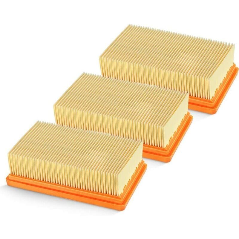 foto del prodotto ymyny confezione da 3 filtri plissettati piatti di ricambio per karcher mv4 mv5 mv6 wd4 wd5 wd6, wd4p wd5p wd6p aspirapolvere a umido e a secco