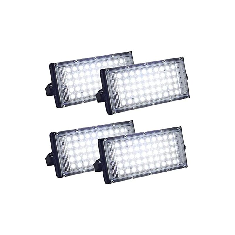 foto del prodotto ymyny confezione da 4 faretti led super luminosi per esterni ip66 impermeabili luce diurna faretto led