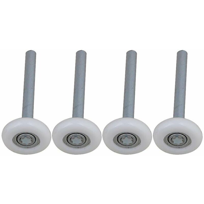 foto del prodotto ymyny confezione da 4 rulli per porte da garage in nylon con cuscinetti a sfera sigillati con stelo da 115 mm