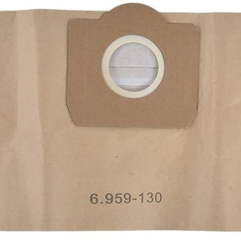 foto del prodotto ymyny confezione da 5 sacchetti per aspirapolvere per karcher 6.959 130.0, sacchetti di carta filtro per karch