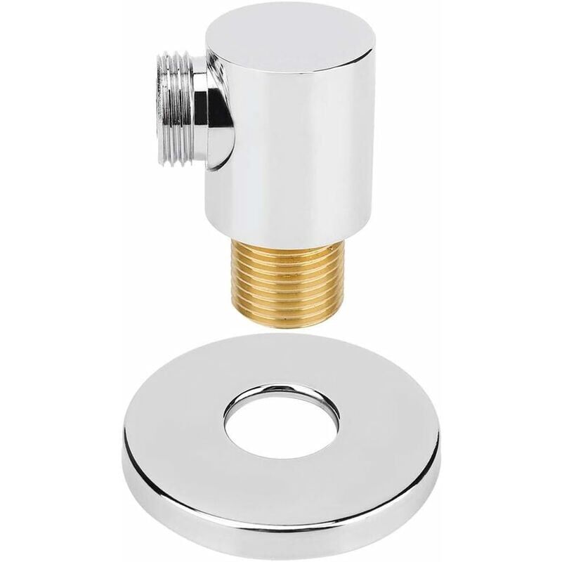 foto del prodotto ymyny connettore doccia connettore flessibile doccia a parete in rame per uso domestico, gomito a parete, accessori per il bagno g1 2in