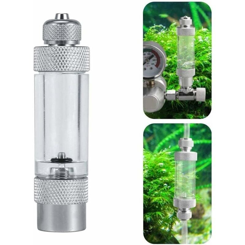 foto del prodotto ymyny contabolle accessori per pompa d aria per acquario, strumento per conoscere la quantit di co2 testa singola 