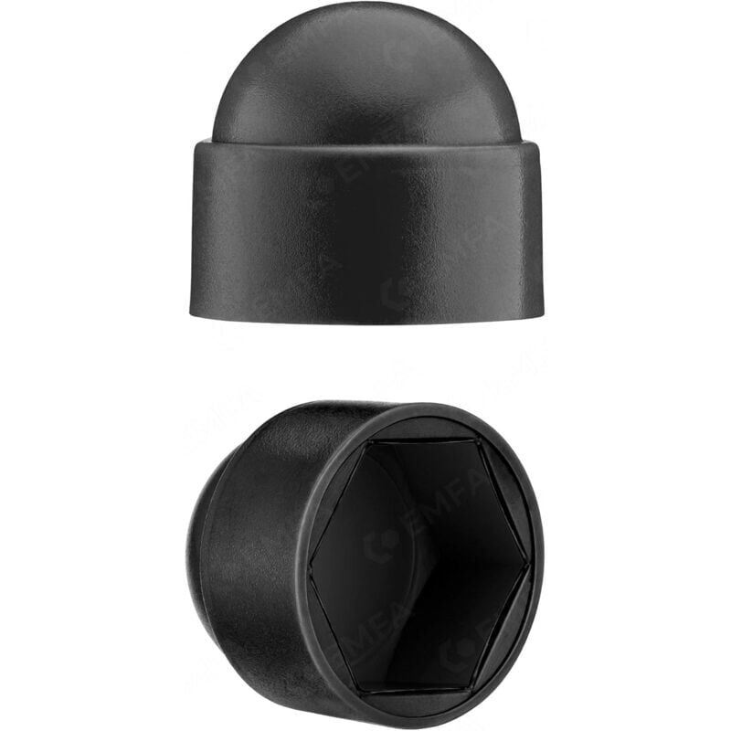 foto del prodotto ymyny copridadi m10 per chiave inglese da 17 mm, neri, 50 pezzi.