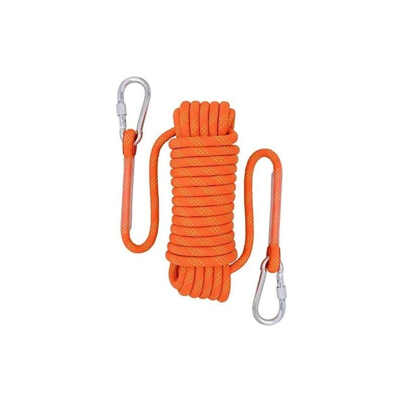 foto del prodotto ymyny corda di sicurezza da 10 m, corda di sicurezza intrecciata in nylon, corda di salvataggio antistrappo per alpinismo, corda di diametro 10 mm