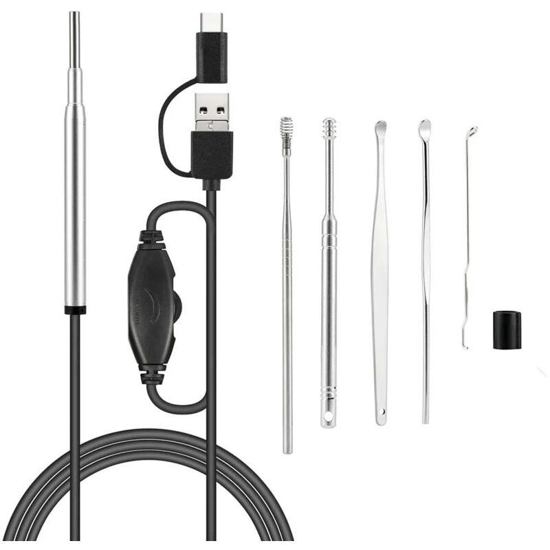 foto del prodotto ymyny crediri 3.9mm mini endoscopio medico telecamera impermeabile usb telecamera di ispezione per otg android phone pc ear nose endoscopio
