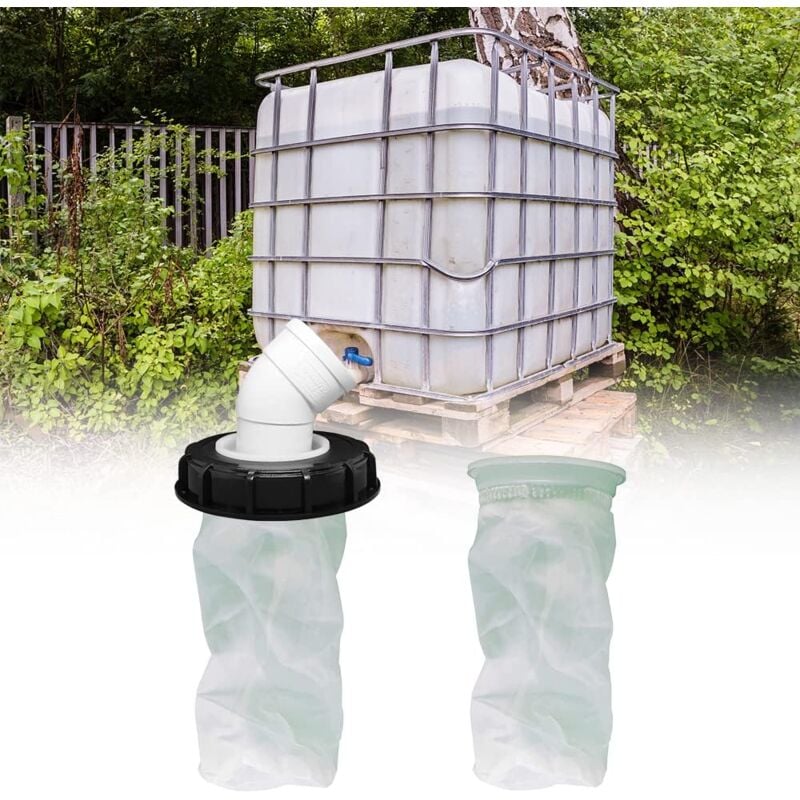 foto del prodotto ymyny crediri 45 filtro coperchio ibc, filtro acqua piovana in nylon da 163 mm, lavabile con coperchio per serbatoio acqua piovana ibc dn 150