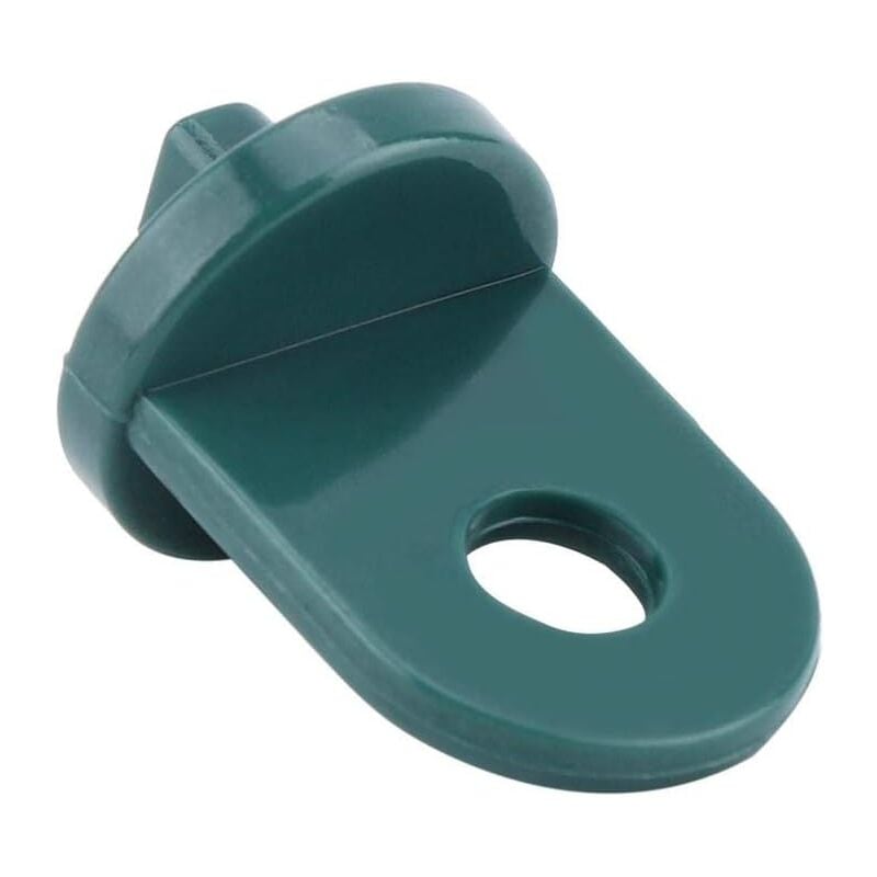 foto del prodotto ymyny crediri 50 pezzi ganci per piante da serra, ganci per serre, ganci per fiori, set di clip di plastica per appendere, strumento per appendere