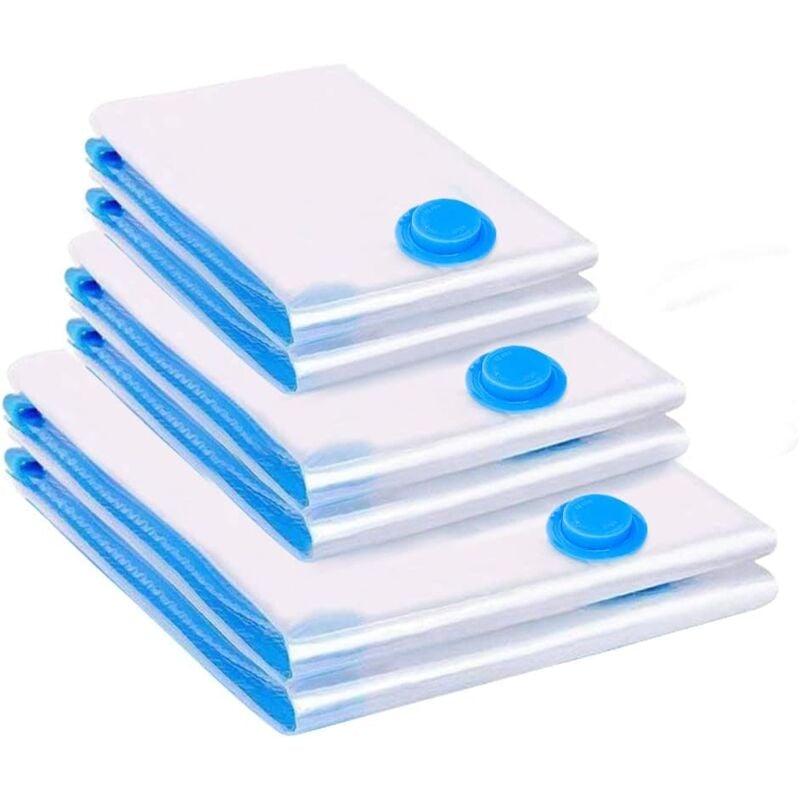 foto del prodotto ymyny crediri 6 x sacchetti portaoggetti altri contenitori copertura sottovuoto, indumenti compressivi a ventosa 2 x 60 x 40 cm 80 x 60 cm 