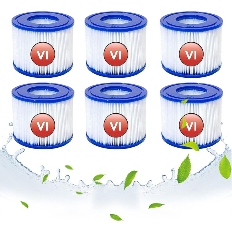 foto del prodotto ymyny crediri cartucce filtro di ricambio per bestway vi, cartuccia filtro vi per lay z spa miami, per vegas, per monaco size, filtro jacuzzi, per