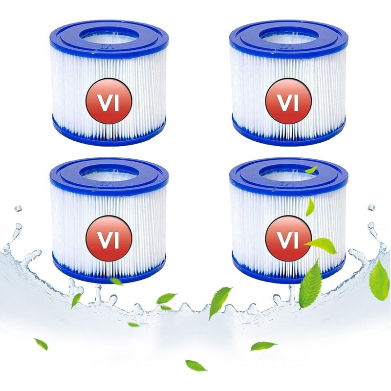 foto del prodotto ymyny crediri cartucce filtro di ricambio per bestway vi, cartuccia filtro vi per lay z spa miami, per vegas, per monaco size, filtro jacuzzi, per